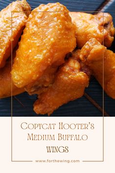 This is it. The mountaintop. The best. Some of my all-time favorite restaurant chain wings, made at home. These copycat Hooter’s medium Buffalo wings were so good that my stomach is growling while I’m writing this post. The flashbacks are making me smile. And hungry. These wings have the perfect breading, the perfect ‘bite’. They’re cooked perfectly. The sauce is spicy, but not too spicy. It’s buttery. Buttery-finger-licking-good. I could eat a mountain of these wings.