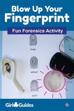 a fingerprint activity for kids to learn how to use fingerprints with their fingers