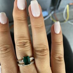 Emerald ring wedding ring emerald cut green gemstone | Etsy Oval Shaped Engagement Rings, Wedding Rings Emerald Cut, March Birthstone Ring, Emerald Wedding Rings, June Birthstone Ring, Aquamarine Engagement Ring, Alexandrite Ring, Silver Ring Set, Pear Engagement Ring