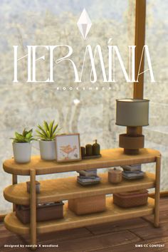 the cover of herpania magazine features an image of a table with potted plants on it