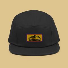 This 5-panel cap from Loriland Apparel is low-profile and has an adjustable nylon clip closure. Comfortable and classic! High-quality embroidered design with the Loriland logo and mountains in a vintage look. * 100% cotton * soft structure * 5-panels * Low profile * Metal eyelets * Nylon clip closure, adjustable size Black 5-panel Baseball Cap For Hiking, 5-panel Hats With Embroidered Logo For Outdoor, 5-panel Outdoor Hat With Embroidered Logo, 5-panel Camping Hat With Logo Patch, Outdoor Baseball Cap With Embroidered Logo, Flat Bill Dad Hat With Embroidered Logo For Outdoor, Outdoor Flat Bill Dad Hat With Embroidered Logo, Outdoor Dad Hat With Embroidered Logo And Flat Bill, Five Panel Cap