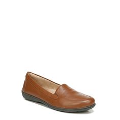 Classic versatility. A cushy padded footbed makes this refined loafer from SOUL Naturalizer a must-have for your professional and casual attire. Inspired by the way you live. Workwear Slip-ons With Arch Support, Comfortable Workwear Slip-ons With Arch Support, Classic Slip-on Flats With Arch Support, Business Casual Slip-ons With Removable Insole For Fall, Modern Workwear Slip-ons With Ortholite Insole, Synthetic Slip-on Loafers For Work, Classic Slip-ons With Arch Support And Flat Heel, Leather Slip-ons With Arch Support For Work, Synthetic Flats With Arch Support For Work