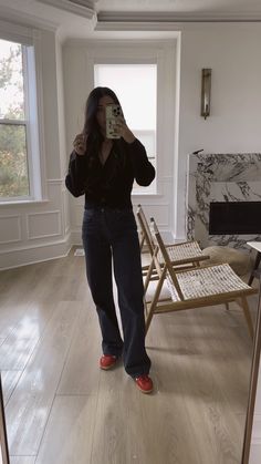 10/10 recommend these jeans and sweater! I have the 24 regular on jeans and xs in sweater! #casuallook #falllook #blackjeans   #LTKFindsUnder100 #LTKVideo #LTKSeasonal Jeans And Sweater, Merino Wool Cardigan, Health And Beauty Tips, Canberra, Fall Looks, Wool Cardigan, Yellow Dress, Affordable Fashion, Fall Fashion