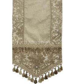 Decorative_table_runner-beige_neutral_table_runner-neutral_tone_home_decor-reilly_chance_collection Table Runner Diy, Lace Table Runners, Luxury Table, Wedding Table Plan, Decorative Table, Lace Table, Fabric Textures, Old World Style, Diy Cushion