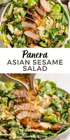 Asian Sesame Salad, Asian Sesame Dressing, Sesame Salad, Asian Salad Recipe, Asian Chicken Salads, Sesame Dressing