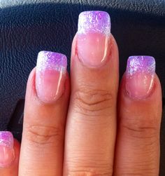 Fun summer nails..... Like the color Pink And Purple Sparkly Nails, Fun Summer Nails, Gel Nail Art Designs, Y2k Accessories, Nail Tattoo, Nail Polish Designs, Gel Nail Art