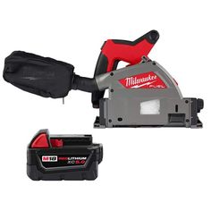 a milwaukee power tool with its case open and the cordless attachment attached to it