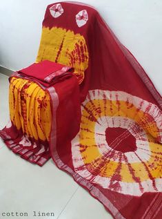 Linen Sarees, Silk Saree Blouse, Shibori, Fabric Painting, Saree Blouse, Dress Materials, Silk Saree