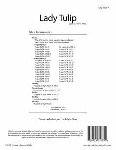 the lady tulip sheet music score