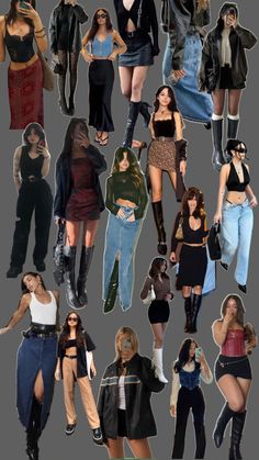 Rockstar Aesthetic Outfits, Venus Aries, Aries Outfits, Concert Outfit Winter, Venus In Aries, Ahs Style, Fashion Top Outfits, Thrifted Outfits