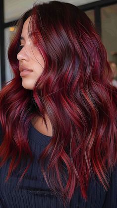 Oil Spill Hair, Red Halo Hair, Bad Wigs, Red Oil, Halo Hair, Oil Spill, Colored Hair, Hair And Nails, Halo