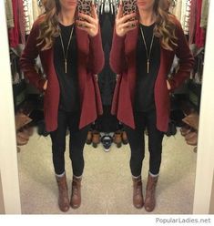 Outfit Boots, Maroon Pants, Comfy Outfits Winter, Maroon Cardigan, Look Legging, Burgundy Cardigan, Style Converse, Comfy Winter, Cardigan Outfit