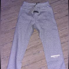 Brand New Size Small Fear Of God Sweatpants, Essential Fear Of God, Essentials Pants, Fear Of God, Mens Essentials, Black Gray, Mens Pants, Black And Grey, Sweatpants