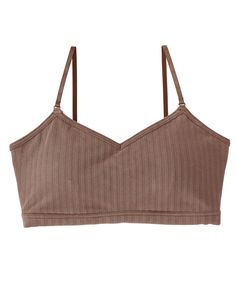 A bralette with cups with a cute, fashionable back. It has no wires, giving it a light and easy fir. It's made with highly elastic rib material, and has a insert pads for ease of use. The back is wide open, giving it a fashionable look. This piece places particular care in appearance. It can be worn over a top or used to show off some skin with your everyday wardrobe.-Size-[S]Over Bust 72-80cm[M]Over Bust 79-87cm[L]Over Bust 86-94cm-Details and Fabric-Polyester/Nylon/PolyurethaneRemovable Paddin Everyday Wardrobe, Mocha, Bend, Bralette, Camisole Top, Tights, Bra, Wardrobe, Skin