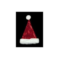 Costume Santa Hat One Size Red Polyester 12-1/2 Inch Christmas Santa Hat, Christmas Central, Christmas Characters, Christmas Store, Christmas Costumes, Glitter Christmas, Fuchsia Pink, Red Accents, Red Glitter