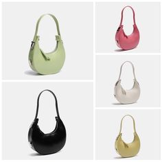 Material: PU LeatherSize: 8.5’’ x 4.5’’Strap:handle/shoulder strap, adjustable Item Color: 5 Colors AvailablePackage: 1 x Bag Flower Scrunchie, Canvas Beach Tote, Moon Bag, Small Shoulder Bags, Straw Tote Bag, Woven Tote Bag, Straw Tote, Hair Rings, Twist Headband