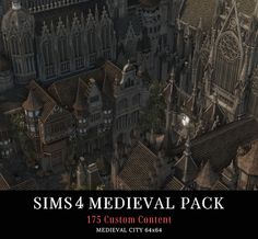 the sims 4 medieval pack includes 17 custom content