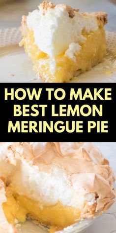 how to make the best lemon meringue pie