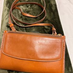 Excellent Condition, Only Worn Once, See Photos! Tan Beautiful Compact, Fossil Cross Body Bag With Adjustable Strap, Has A Removable Wallet In Front Pocket. A Slip Pocket On The Back Of This Fossil Crossbody, Adjustable Crossbody Strap.! Fossil Crossbody, Fossil Bags, Cross Body Bag, Crossbody Strap, Body Bag, Front Pocket, Cross Body, Fossil, Crossbody Bags