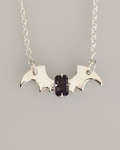 ✪ Limited Edition. Enjoy promotional pricing on Morticia bat necklace  Unleash your dark elegance and... Gothic Sterling Silver Necklaces For Parties, Elegant Sterling Silver Halloween Necklace, Elegant Sterling Silver Necklace For Halloween, Gothic Sterling Silver Jewelry For Halloween, Bat Pendant, Bat Necklace, Gothic Elegance, Dark Elegance, Morticia Addams