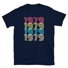 RoseApparel 1979 Birthday Shirt 42nd Birthday Shirt 42nd Birthday Gifts 1979 Birthday Gifts Unisex Tee RoseApparel 27 Birthday Ideas, Moms 50th Birthday, 42nd Birthday