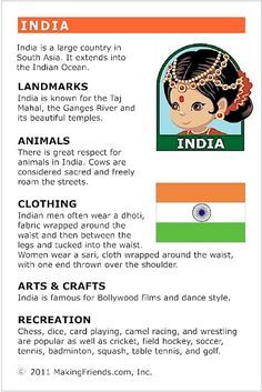 Art Projects For Toddlers, Facts About India, Travel Reels, India For Kids, Summer Art Projects, India Crafts, About India