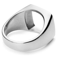 * Designed in Denmark
 * Polished for shine 
 * Packaged in a gift box Formal Rectangular Stainless Steel Signet Ring, Formal Stainless Steel Rectangular Signet Ring, Modern Rectangular Stainless Steel Signet Ring, Modern Stainless Steel Rectangular Signet Ring, Modern Stainless Steel Ring For Formal Occasions, Modern Stainless Steel Ring For Formal Events, Minimalist Stainless Steel Signet Ring With Polished Finish, Minimalist Stainless Steel Signet Ring For Formal Occasions, Classic Stainless Steel Signet Ring For Formal Occasions