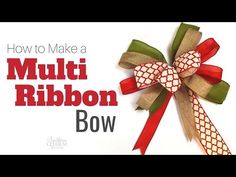 how to make a multi ribbon bow