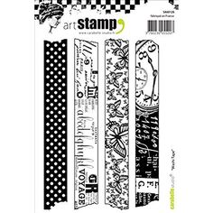 stamp set with black and white designs