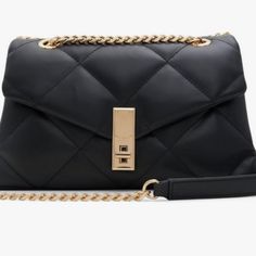 Aldo Oceradiax Women's Black Handbag New With Tag Square Bag With Gold-tone Hardware For Errands, Square Bags With Gold-tone Hardware For Errands, Black Square Bag With Gold-tone Hardware, Rectangular Bags With Magnetic Closure For Errands, Black Satchel Bag With Magnetic Closure, Black Crossbody Box Bag With Magnetic Closure, Black Pouch Shoulder Bag With Magnetic Closure, Black Magnetic Closure Pouch Shoulder Bag, Aldo Bags