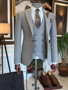 Male Waist, Blazer Waistcoat, Classic Suits, Gentlemen Wear