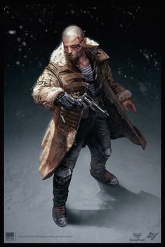 ArtStation - One does not simply leave the past behind, Michał Sztuka Cyberpunk Character Art, Sci Fi Character Art, Shadowrun Rpg, Sci Fi Rpg, Cyberpunk Rpg, One Does Not Simply, Fallout Art, Cyberpunk Character, Game Inspiration