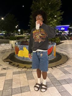 Summer Fits Black Men, Recreatable Outfits, Blue Jean Shorts Outfit, Guys Summer Outfits, Summer Drip, Jean Shorts Outfit, Ig Poses, Fashion Guys, Jean Short Outfits