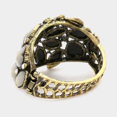 Size : 2" H, 2.5" D Hinged Closure Luxury Ornate Gemstone Bracelets, Hinged Bangle, Bangle Bracelet, Hinges, Lowest Price, Bangle Bracelets, On Sale, Bangles, Size 2