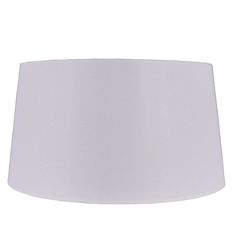 a white lamp shade on a white background