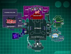 a blueprinted floor plan for an attraction at disney's hollywood studios resort