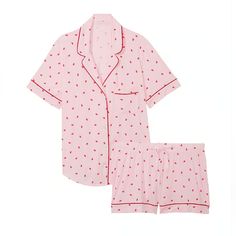 Victoria's Secret Modal Jamma Set. Top Xl Bottoms Xxl. In The Color Pink Print .Brand New With Tags Pink Summer Tops For Overnight, Casual Victoria's Secret Sleepwear For Overnight, Lingerie Catalog, Sleep Clothes, Cute Pjs, Victoria Secret Pajamas, Cute Pajama Sets, Pajamas Sets, Dior Couture