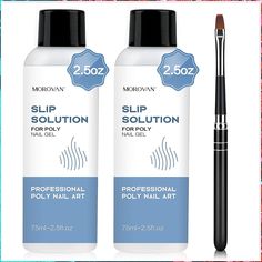 Morovan Poly Gel Slip Solution 150ml Poly Nail Gel Liquid Slip Solution with Brush Extension Nail Liquid Slip Solution Bottle Morovan Poly Gel, Poly Gel, Acrylic Nail Brush, Acrylic Nail Powder, Diy Acrylic Nails, Nail Forms, Nail Brushes, Nail Polish Remover