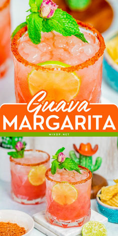 Craving for easy spring cocktails to add on your Easter brunch recipes? Why not try this Guava Margarita recipe? A perfect blend of sweet guava, spicy lime juice, and the distinctive touch of Tequila. Pin this spring alcoholic drink recipe now! Guava Margarita Recipe, Guava Margarita, Guava Nectar, Tropical Drink Recipes, Yummy Summer Cocktails, Coconut Margarita, Best Summer Cocktails, Classic Margarita, Margarita Cocktail