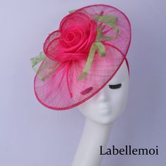 Sinamay Fascinator, Ky Derby, Ascot Hats, Easter Hats, Church Hat, Wedding Church, Tea Party Hats, Kentucky Derby Hat