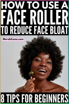 Face Rolling for Beginners | There are so many benefits to adding face rolling to your daily skincare routine, and this post has everything you need to know. You'll learn what face rolling is, which face rollers to invest in (jade, rose quartz, etc.), when to use a face roller, along with step by step tutorials to teach you how to use a face roller correctly. Facial massage will help remove face bloat and puffy eyes, and this post will teach you which directions to roll your face and more! Face Roller Before And After, Face Roller How To Use, Rolling Face, Face Rollers, Arkansas Vacations, Skin Improvement, Cold Face