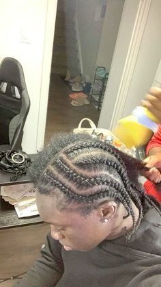 Man Braid, Cornrow Ideas, Braiding Hairstyle, Hairstyle Man, Black Haircut Styles, Hair Twists Black, Natural Hair Men, Cornrows Natural Hair