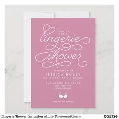 Lingerie Bridal Shower Invitations, Lingerie Bridal Shower, Lingerie Shower Invitations, Classy Lingerie, Lingerie Bridal, Pink Showers, Barbie Theme, Lingerie Shower, Lingerie Party