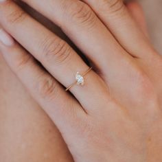 Diamond Ember Ring – Melanie Casey Minimalist Engagement Ring, Necklace Chain Lengths, Marquise Diamond, Gold Set, Necklace Sizes, Gold Engagement Rings, Bracelet Sizes, Chain Lengths, Spring Rings