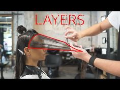 Diy Long Layered Haircut, How To Cut Long Layers Yourself, How To Cut Long Layers, Extra Long Haircut, Layers In Long Hair, V Haircut With Layers, How To Cut Your Own Hair In Layers, Waterfall Layers Haircut, Haircut Long Layers