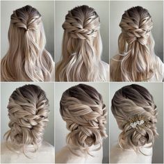 Braided Updo Long Hair, Mohawk Updo, Hoco Hair Ideas Curls, Hoco Hair Ideas Medium, Bridesmaid Hair Down, Formal Hairstyles For Long Hair, Summer Hairstyles For Medium Hair, Makeup Products, Hoco Hair Ideas