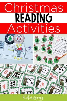 christmas reading activities for kids and adults to do on the holiday holidays with their own hands