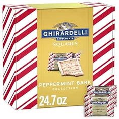 Ghirardelli Peppermint Bark, Ghirardelli Chocolate Squares, Chocolate Peppermint Bark, Ghirardelli Chocolate, Chocolate Squares, Holiday Gift Box, Peppermint Bark