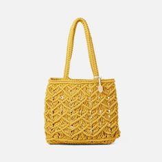 Made from cotton with a playful crisscross pattern, our Nadir exudes easy elegance and versatility. Available in three finishes. Material: Cotton Additional Information: Hand Wash, Do not bleach, Do not Iron, Do not dry clean, Do not tumble dry Size: 15.5"L x 0.5"W x 5"H Everyday Summer Macrame Shoulder Bag, Summer Crochet Macrame Bag For Everyday, Everyday Summer Macrame Beach Bag, Casual Macrame Beach Bag For Vacation, Summer Macrame Crochet Bag, Summer Everyday Crochet Macrame Bag, Summer Everyday Macrame Crochet Bag, Spring Vacation Cotton Straw Bag, Summer Crochet Bag With Macrame For Everyday Use