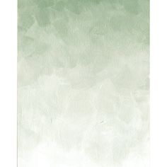 an abstract watercolor painting with white and green tones